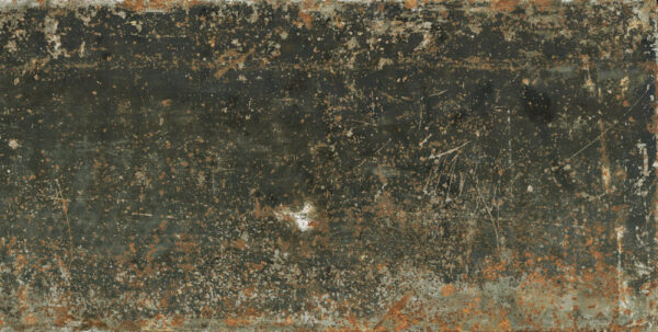 Dlažba čierno hnedá pololesklá metalický vzhľad 60x120cm GRUNGE Oxidum Lappato - Image 2